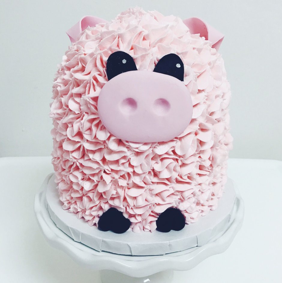 Торт в виде свиньи