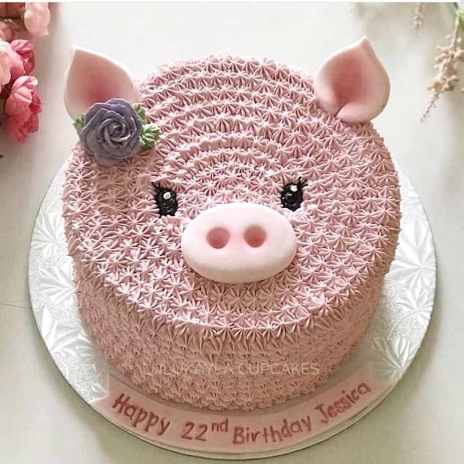 Тортик в виде свиньи