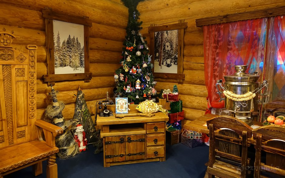 Усадьба Деда Мороза в Великом Устюге внутри