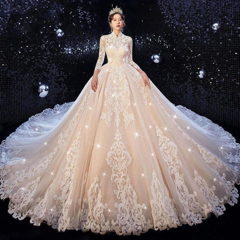 Платье вечернее пышное свадебное