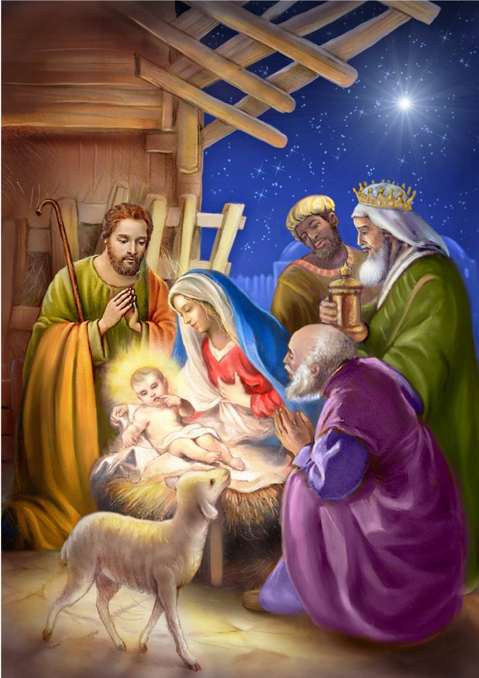Открытки с Рождеством Христовым 2021