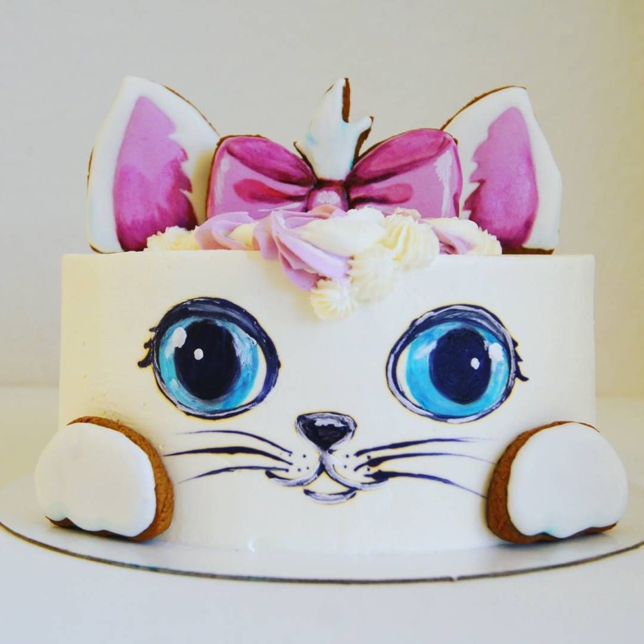Торт для любительницы кошек
