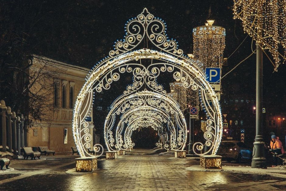 Новогодняя арка ВДНХ