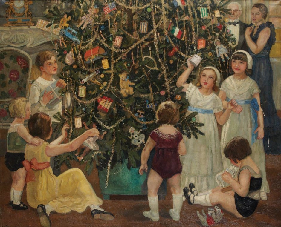 Вигго Юхансен счастливое Рождество 1891
