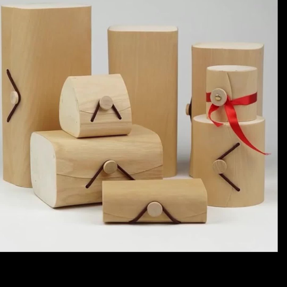 Фанерные коробки для подарков
