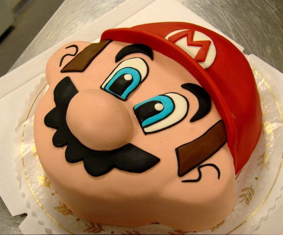 Торт супер Марио для мальчика