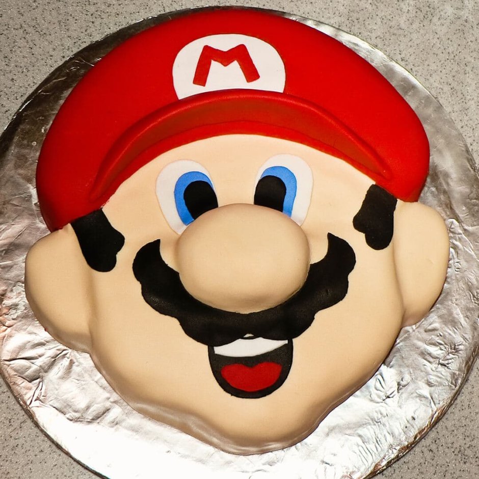 Торт Марио фотопечать