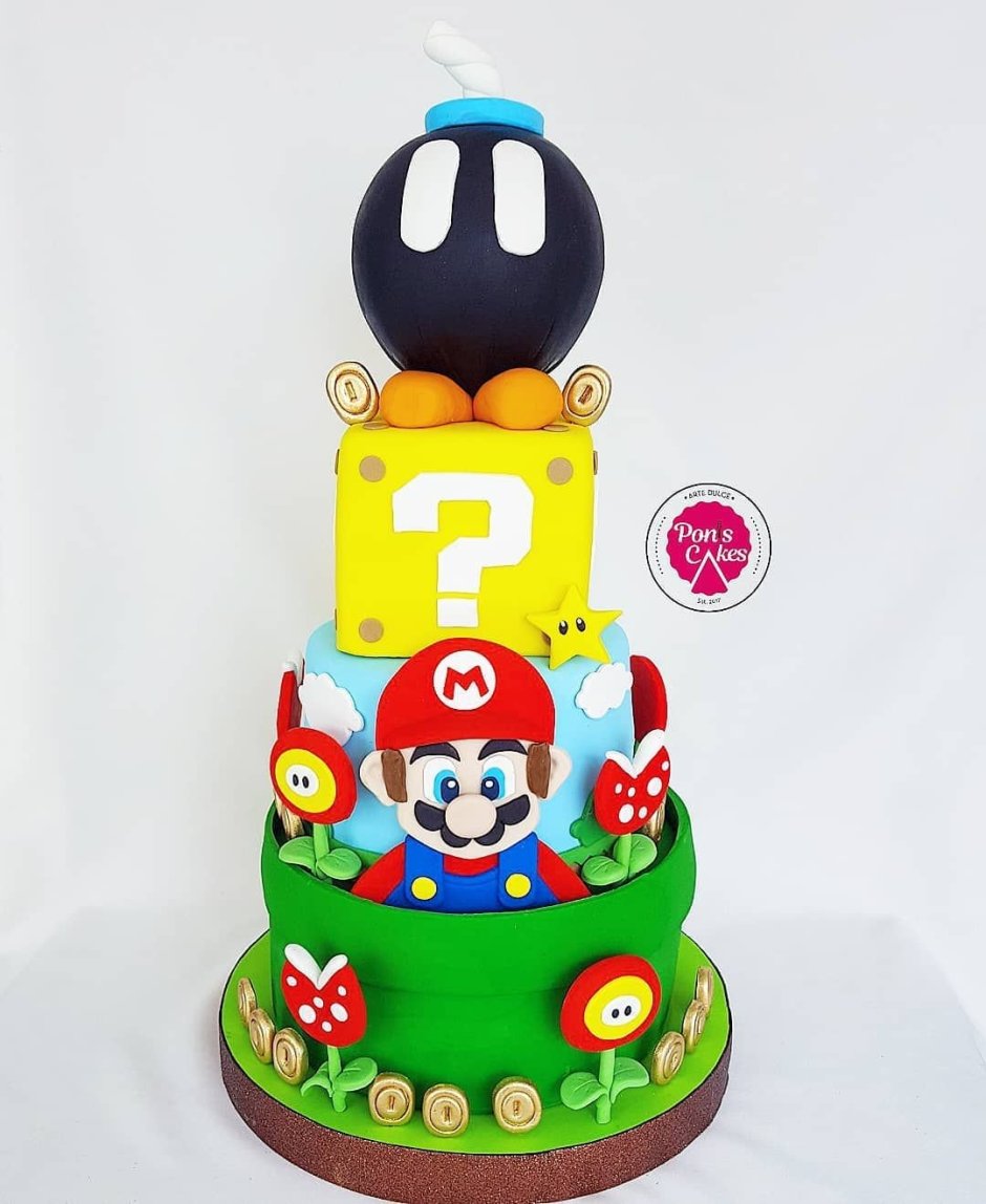Super Mario 64 Cake