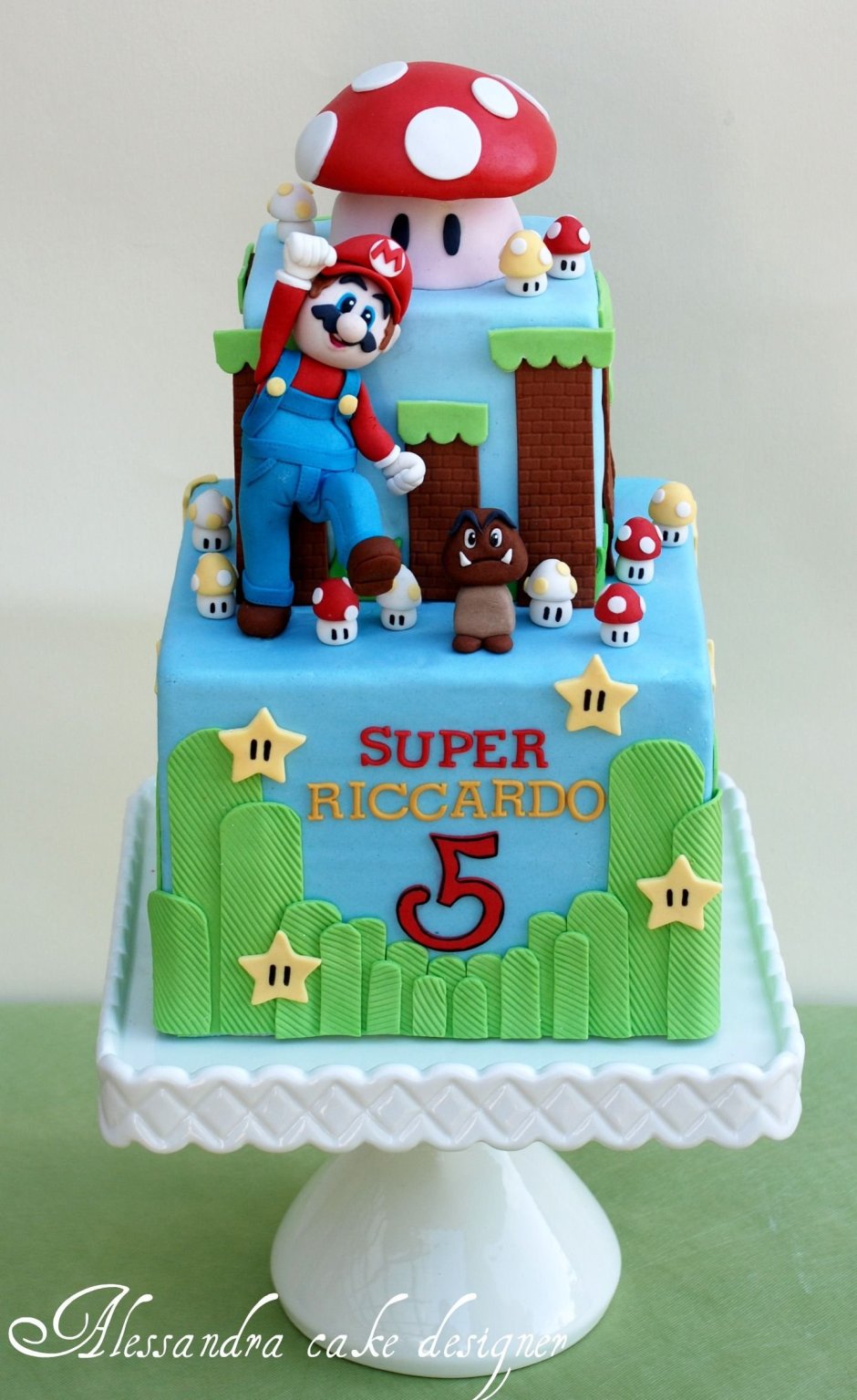 Торт лего супер Марио