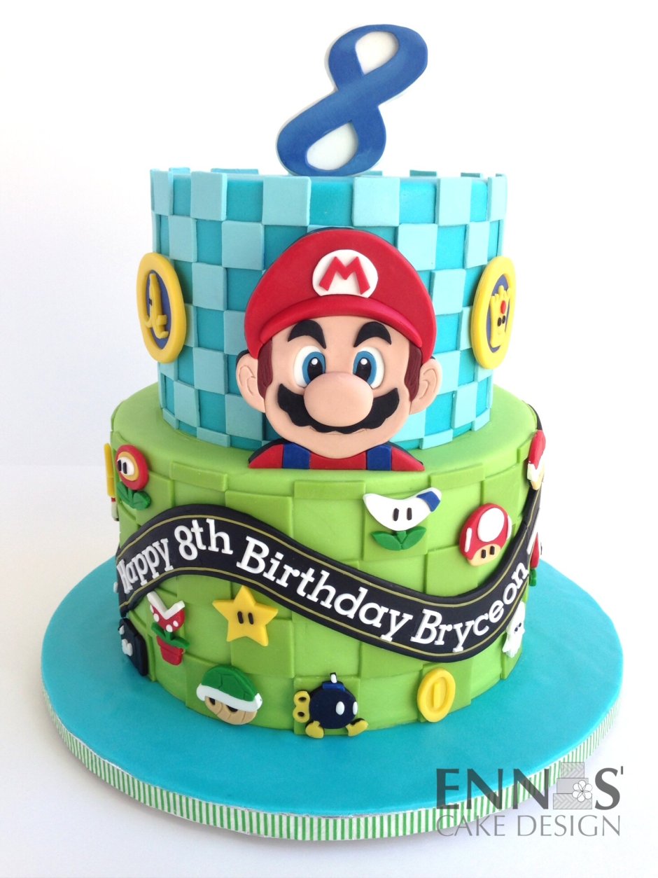 Торт для мальчика лего супер Марио