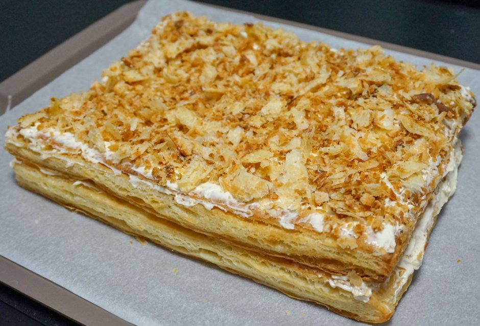 Наполеон торт слоеное тесто