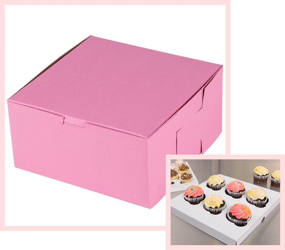 Коробка складная под десерт «пончики», 12 × 7 × 12 см