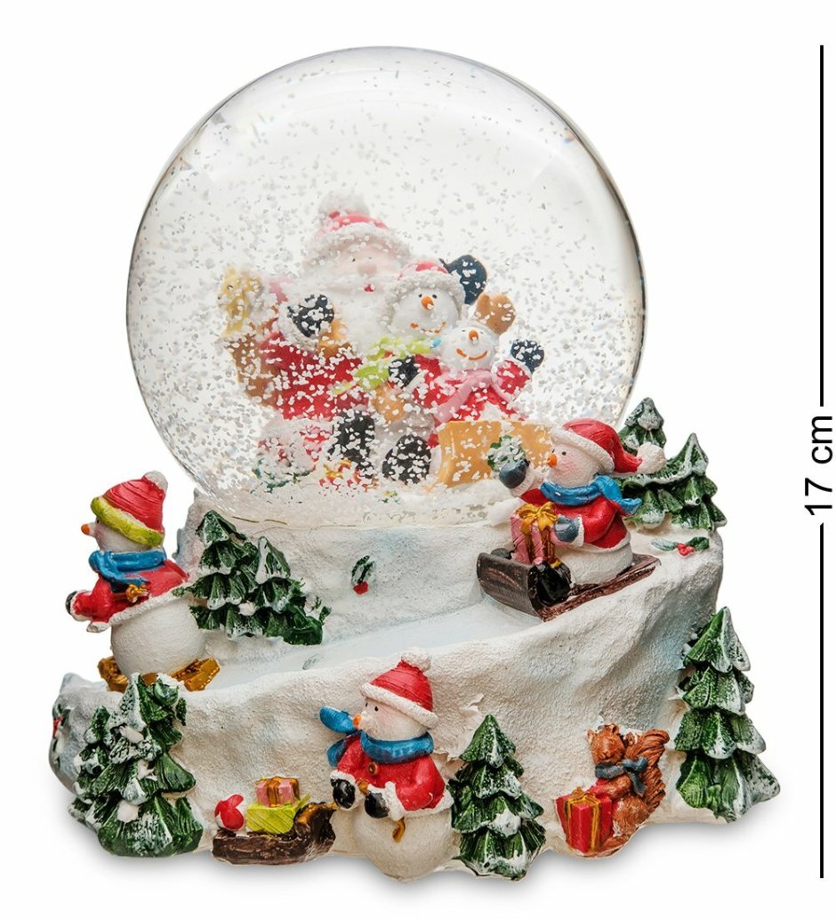 Стеклянный снежный шар Thomas Kinkade
