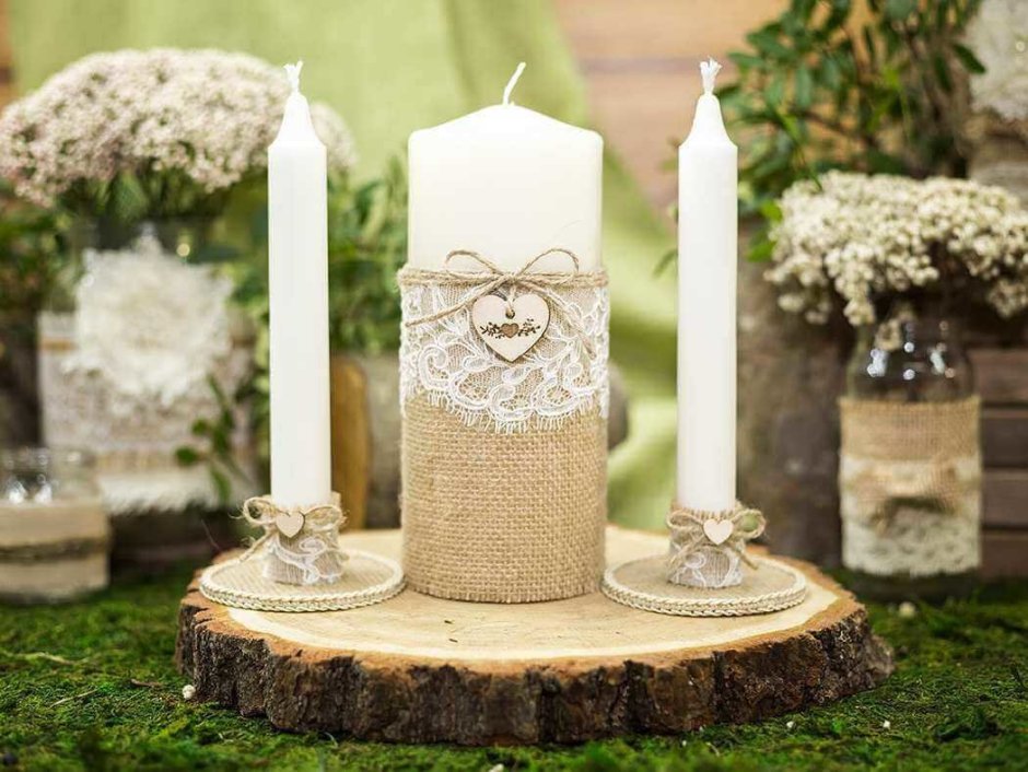 Свечи на свадьбу для семейного очага
