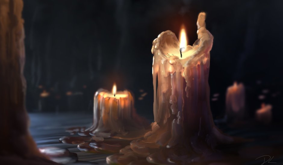 Тающая свеча