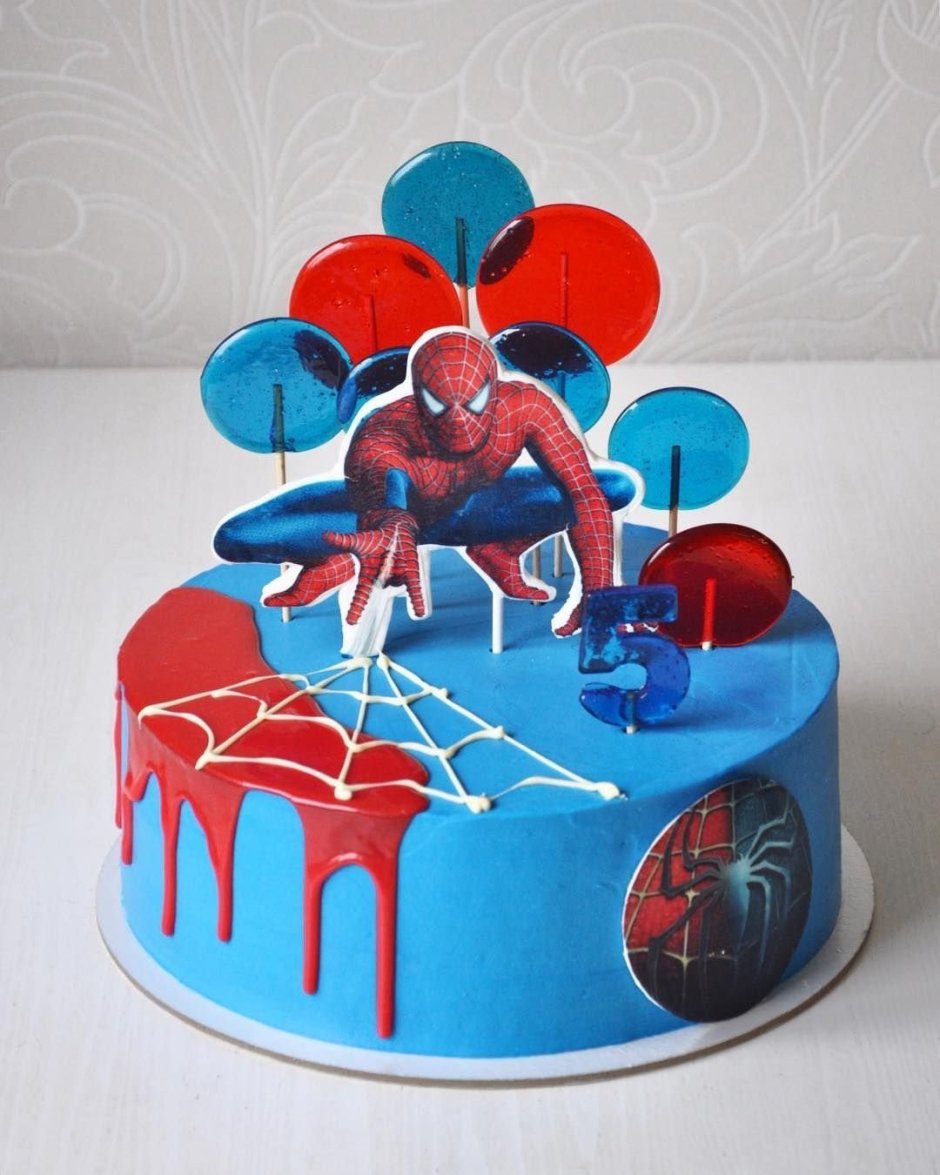 Человек паук фигурка на торт