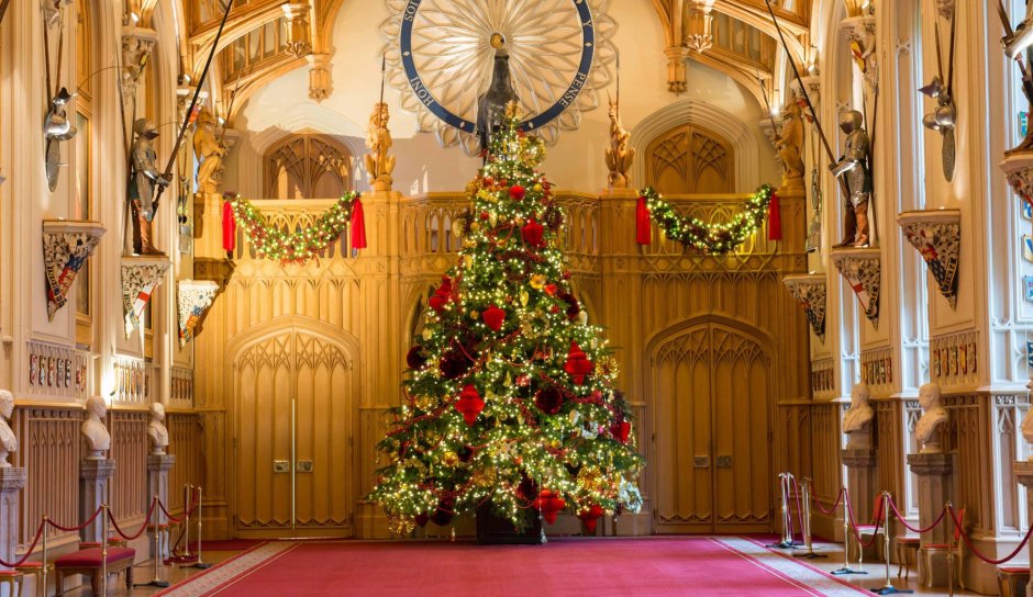 Рождество Букингемский дворец елка