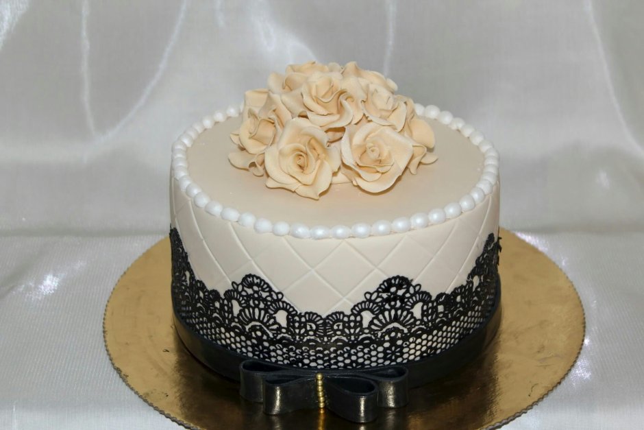 Одна Свадебная ярусная торт