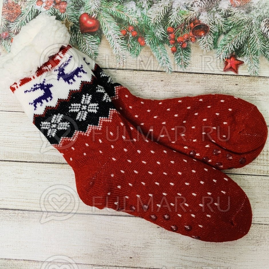 Новогодние носки для девушки