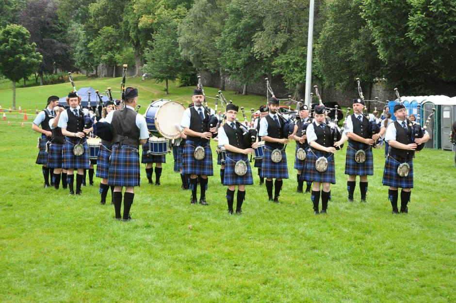 Фестиваль волынщиков в Шотландии