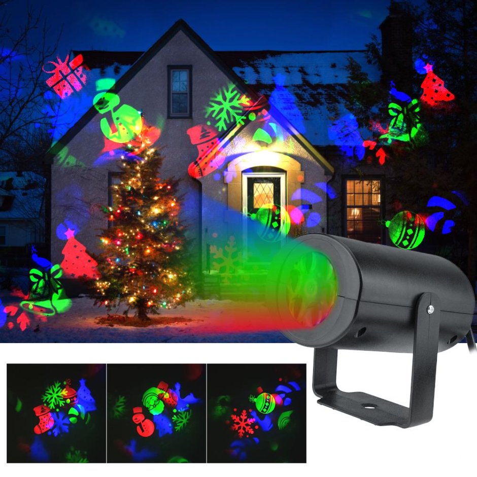 Лазерный проектор Christmas led Projector Light