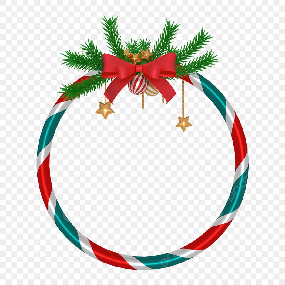 Christmas Round frame