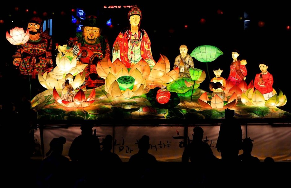 Фестиваль лотосовых фонарей Южная Корея