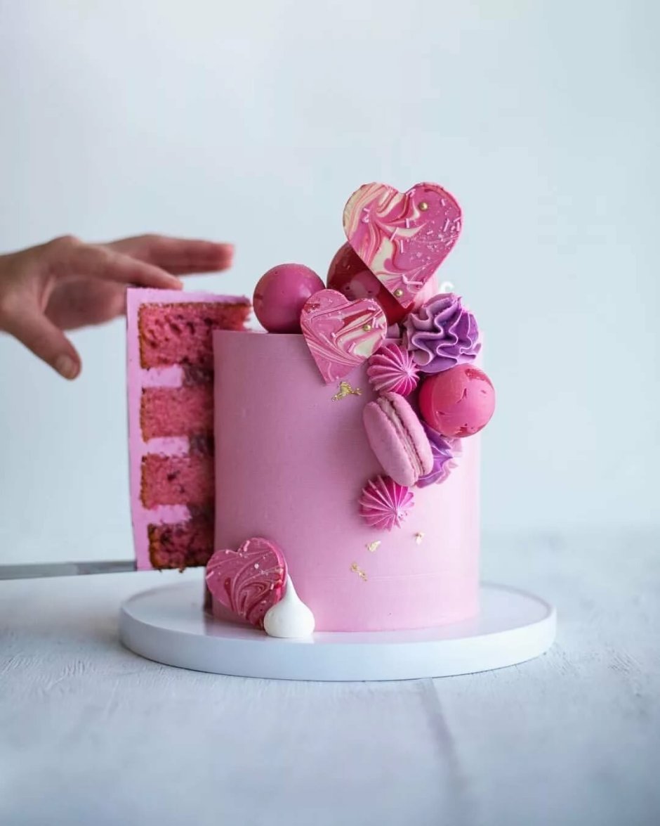 Эстетичный торт для девушки