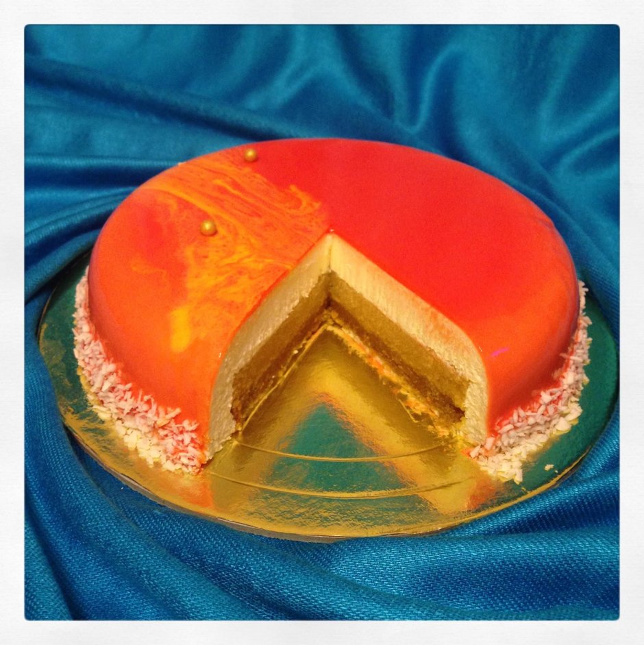 Муссовый торт манго маркуй