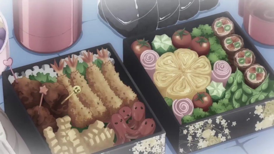 Японская еда аниме сладости