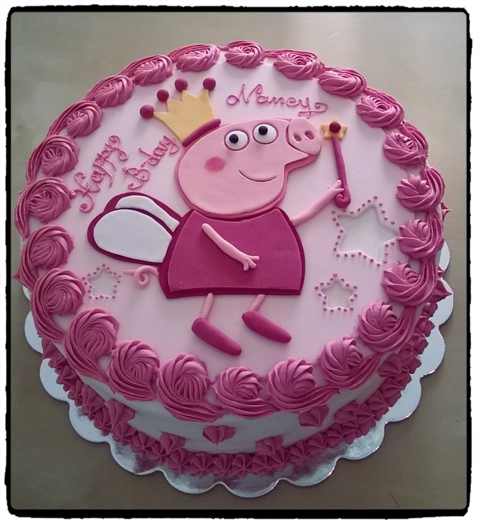 Торт Свинка Пеппа для девочки 6 лет