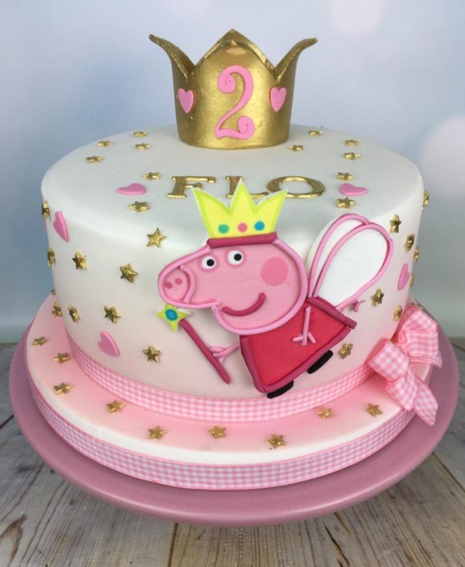 Торт Свинка Пеппа для девочки 2 года