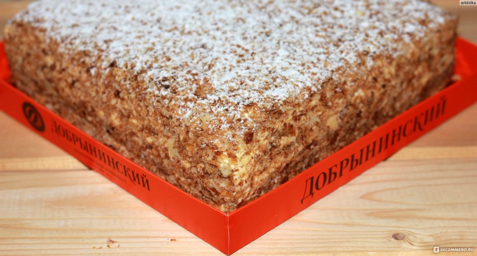 Торт Черемушки Наполеон 640г изготовитель