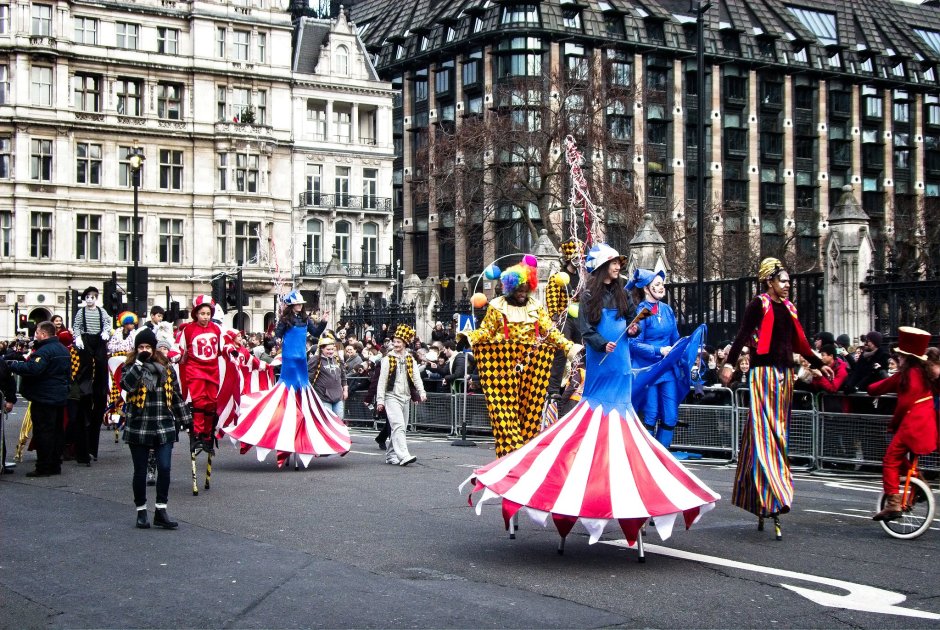 Лондонский новогодний парад в Англии
