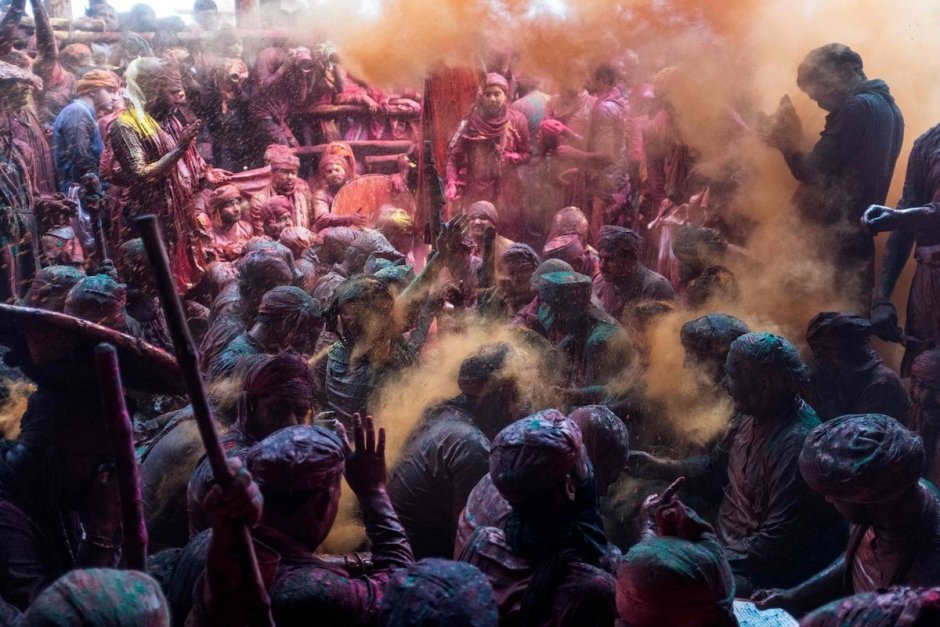 Фестиваль Холи в Индии 2022