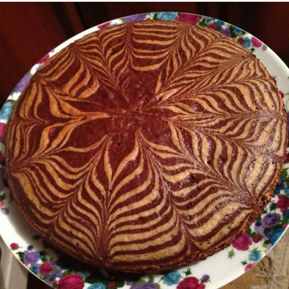 Тещин пирог Зебра