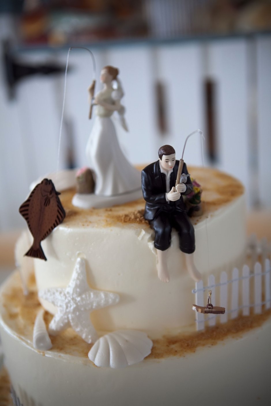 Смешные фигурки на свадебный торт