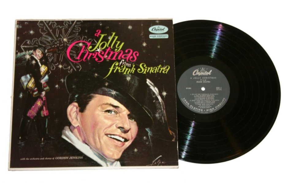 Frank Sinatra пластинка Рождественская
