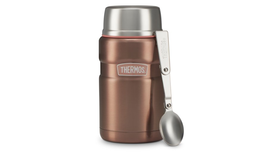 Термос из нерж. Стали с ложкой ТМ Thermos sk3000bl 0.47l