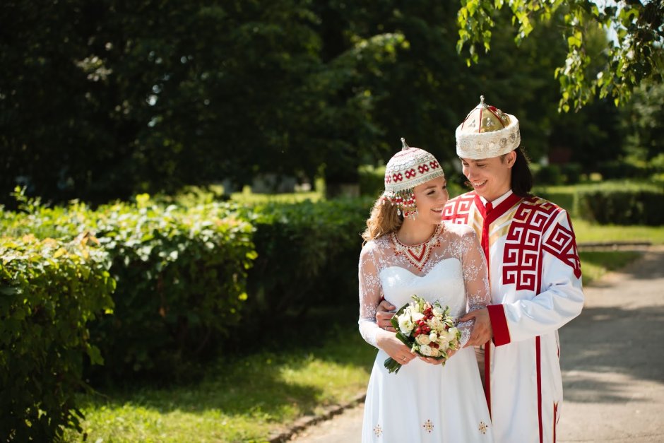 Свадебный костюм чувашей