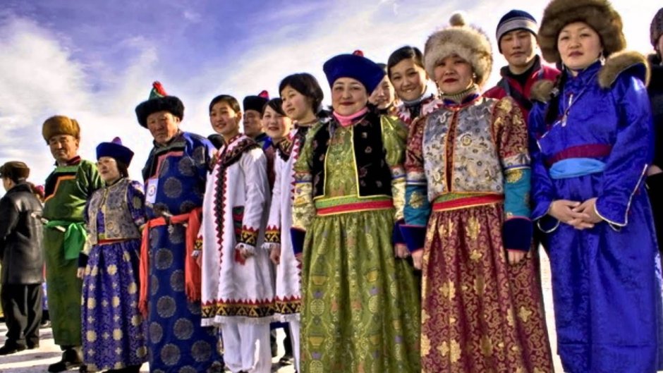 Национальные костюмы народов Башкортостана буряты