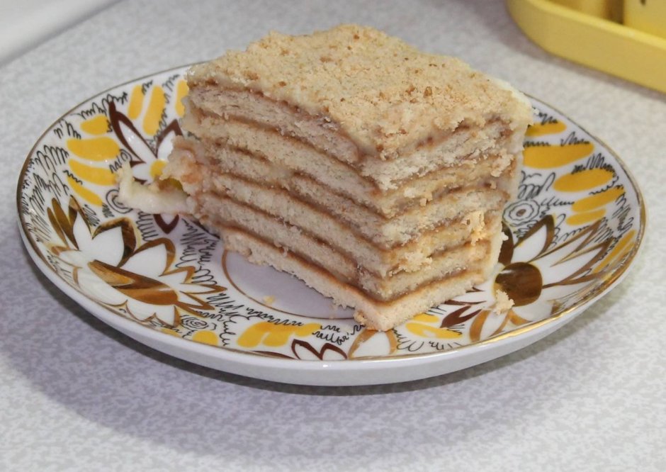Торт с мармеладом без выпечки