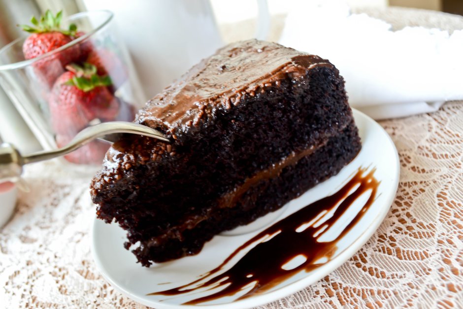Муссовый торт малина шоколад ТТК