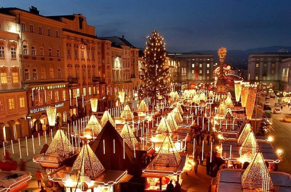 Эстония старый город Таллин Рождество