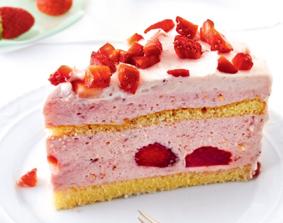 Муссовый торт ягодный пломбир