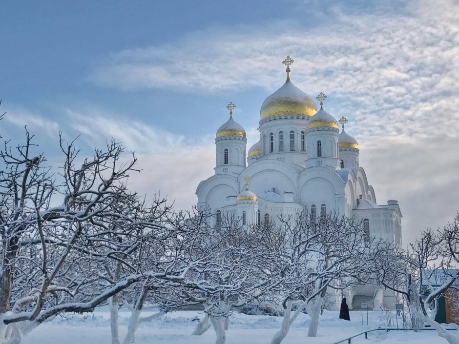 Серафимо-Дивеевский монастырь зимой