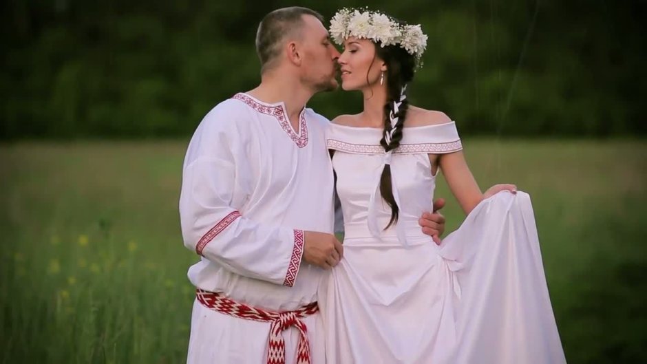Русский народный костюм на свадьбу