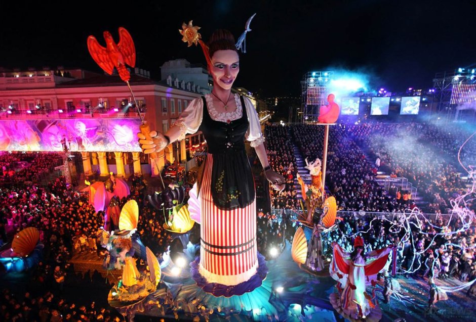 Carnaval de nice карнавал в Ницце
