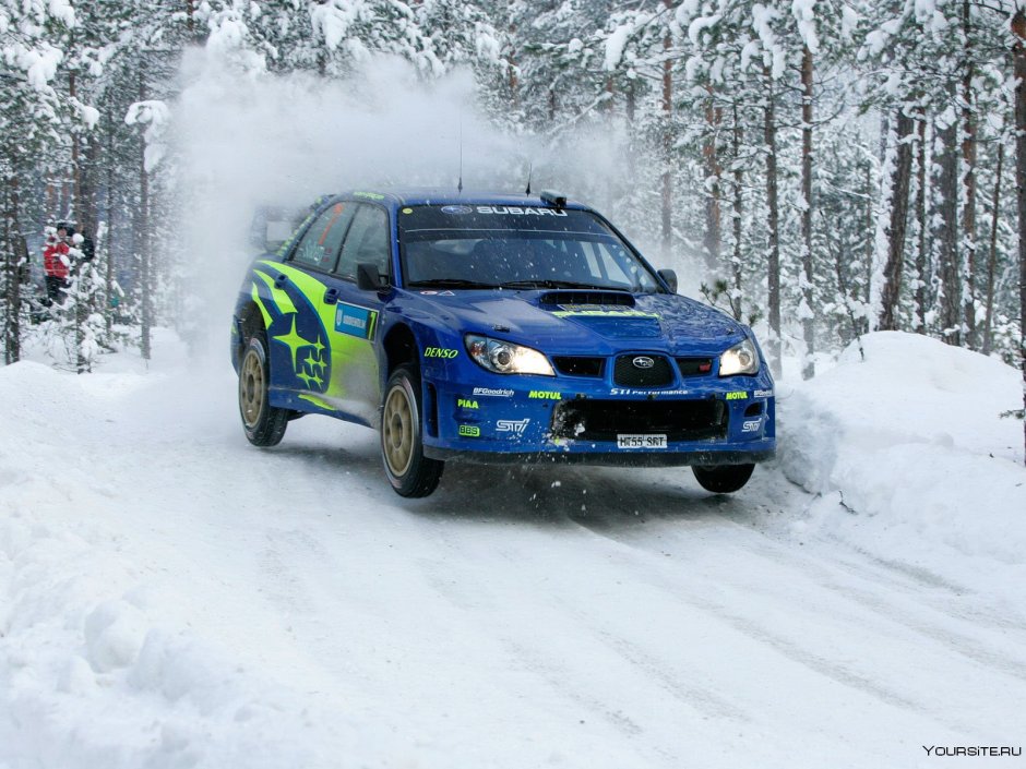 Subaru Impreza WRX STI Rally зима
