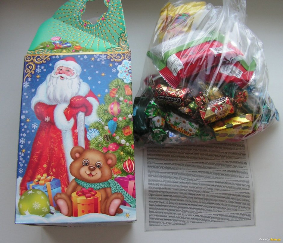 Советские сладкие новогодние подарки